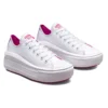 Chuck Taylor All Star Move Low „Alb-violet”