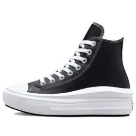 Chuck Taylor All Star Move Platform High „Leather – Black”