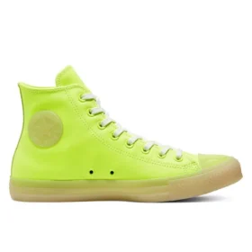 Chuck Taylor All Star Neon Leather High „Galben neon”