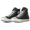 Chuck Taylor All Star Olive Green Leather High Top „Black”