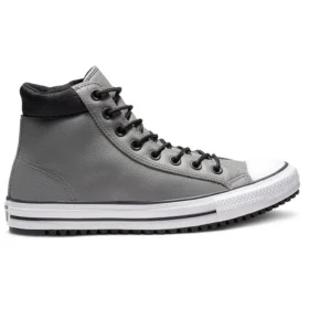 Chuck Taylor All Star PC pantofi înalți din piele, gri „Gray White”