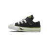 Chuck Taylor All Star pentru bebeluși Dinoverse cu velcro „Black Green”