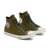 Chuck Taylor All Star Piele Tumbled „Green White”
