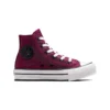 Chuck Taylor All Star Platform High „Brugundy White”