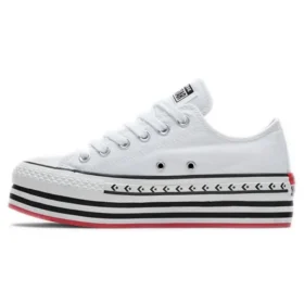 Chuck Taylor All Star Platform Layer Low „Logo Play – White”