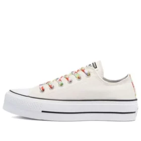 Chuck Taylor All Star Platform Low „Floral Print – Egret”