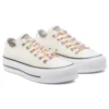 Chuck Taylor All Star Platform Low „Floral Print – Egret”