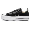 Chuck Taylor All Star Platform Slip Talpă groasă „Negru Alb”