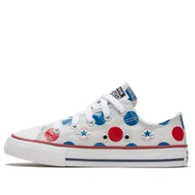 Chuck Taylor All Star Polka Dots „White Blue Red”