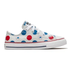 Chuck Taylor All Star Polka Dots „White Blue Red”