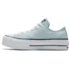 Chuck Taylor All Star Renew Canvas Thick Sole Light Blue Sneakers „Blue White”