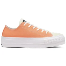 Chuck Taylor All Star Renew Cotton Platform Low „Fuel Orange”