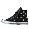 Chuck Taylor All Star Retro Embroidery „Black New Found Bloom”