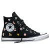 Chuck Taylor All Star Retro Embroidery „Black New Found Bloom”