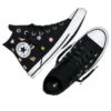 Chuck Taylor All Star Retro Embroidery „Black New Found Bloom”