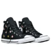 Chuck Taylor All Star Retro Embroidery „Black New Found Bloom”