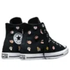 Chuck Taylor All Star Retro Embroidery „Black New Found Bloom”
