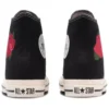 Chuck Taylor All Star Rose Embroidery Hi „Negru Alb Roșu”