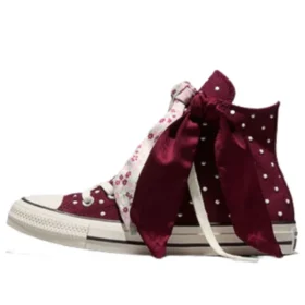 Chuck Taylor All Star Scarf Bow „Deep Bordeaux Egret”