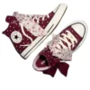 Chuck Taylor All Star Scarf Bow „Deep Bordeaux Egret”