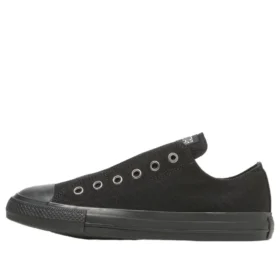 Chuck Taylor All Star Squaretoe Slip N OX „Black Monochrome”