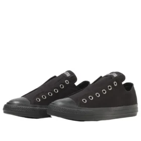 Chuck Taylor All Star Squaretoe Slip N OX „Black Monochrome”