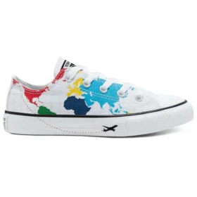 Chuck Taylor All Star World Map „Alb Albastru Roșu”