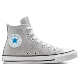 Chuck Taylor Authentic Glam Hi „Gray Silver”
