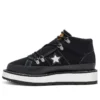 Cizme căptușite cu fleece One Star Talpă groasă Negru Alb