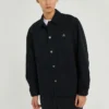 Cămașă casual Converse SS22 pentru bărbați, cu mâneci lungi, model cargo, negru, de toamnă