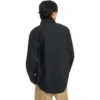 Cămașă cu mâneci lungi și nasturi, țesută, mărime asiatică „Negru”