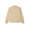 Cămașă de lucru din pânză spălată cu fermoar complet Mărimi asiatice „Nomad Khaki”