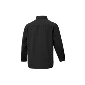Cămașă din sârgă cu mâneci lungi și nasturi, mărimi asiatice „Negru”