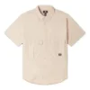 Cămașă țesută cu talie înaltă Mărimi asiatice „Beige”