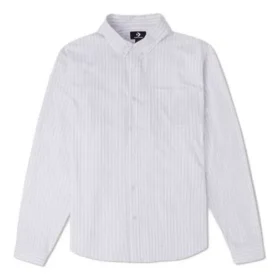 Cămașă Oxford cu dungi Mărimi asiatice „Vapor Violet”