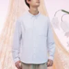 Cămașă Oxford cu dungi Mărimi asiatice „Vapor Violet”