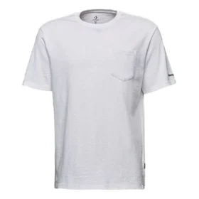 Converse Classic Basic Casual pentru bărbați, cu mânecă scurtă, alb Converse Classic Basic Casual pentru bărbați, cu mânecă scurtă, alb