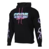 Converse pentru bărbați cu imprimeu Flash Logo, căptușite cu fleece, negru