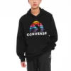 Converse Planet Set Po pentru bărbați, sport casual, imprimeu, tricotat, negru
