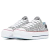 Converse x Chiara Ferragni Chuck Taylor All Star Lift Ox „Silver Red”