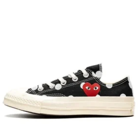Converse x COMME des GARCONS Chuck 70 Low „Black Polka Dot”