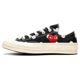 Converse x COMME des GARCONS Chuck 70 Low „Black Polka Dot”
