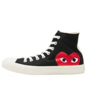 Converse x COMME des GARCONS PLAY Chuck 70 Hi „Black”