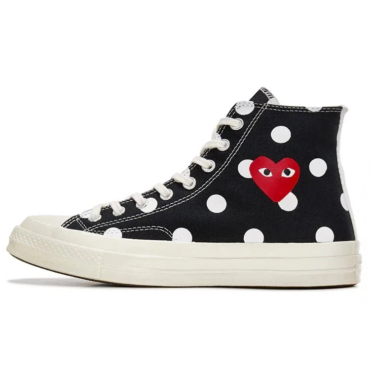 Converse x COMME des GARCONS PLAY Chuck 70 Hi „Black Polka Dot” Converse x COMME des GARCONS PLAY Chuck 70 Hi „Black Polka Dot”