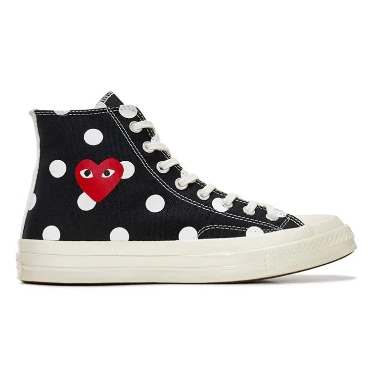 Converse x COMME des GARCONS PLAY Chuck 70 Hi „Black Polka Dot” Converse x COMME des GARCONS PLAY Chuck 70 Hi „Black Polka Dot”