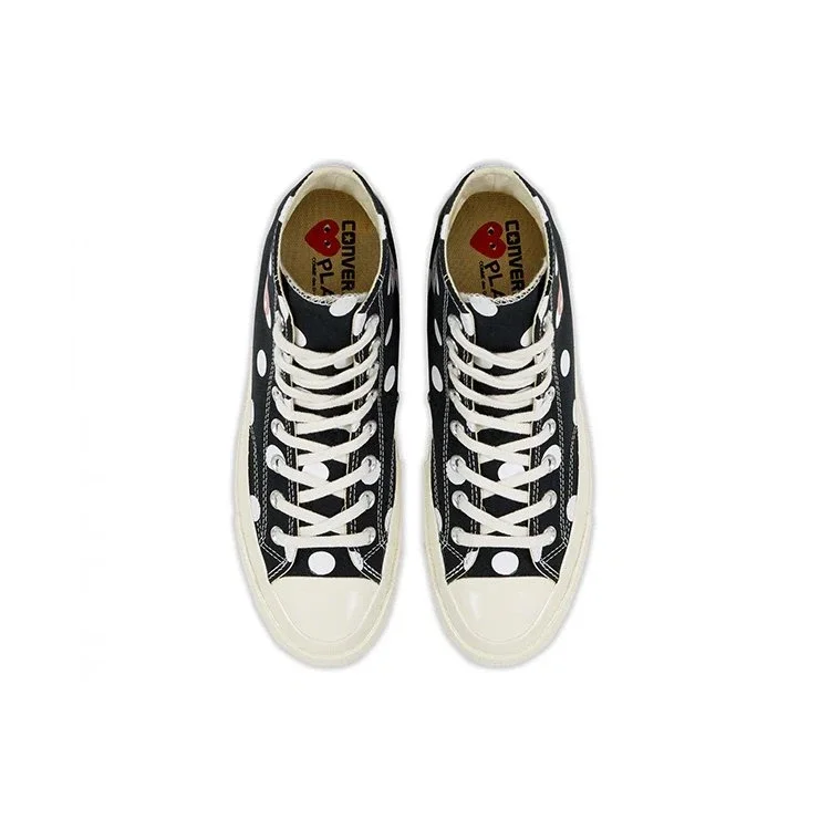 Converse x COMME des GARCONS PLAY Chuck 70 Hi „Black Polka Dot” Converse x COMME des GARCONS PLAY Chuck 70 Hi „Black Polka Dot”
