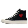 Converse x Comme des Garcons PLAY Chuck 70 Hi „Single Heart Black”