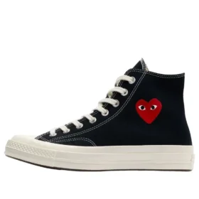 Converse x Comme des Garcons PLAY Chuck 70 Hi „Single Heart Black”