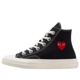 Converse x Comme des Garcons PLAY Chuck 70 Hi „Single Heart Black”