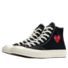 Converse x Comme des Garcons PLAY Chuck 70 Hi „Single Heart Black”